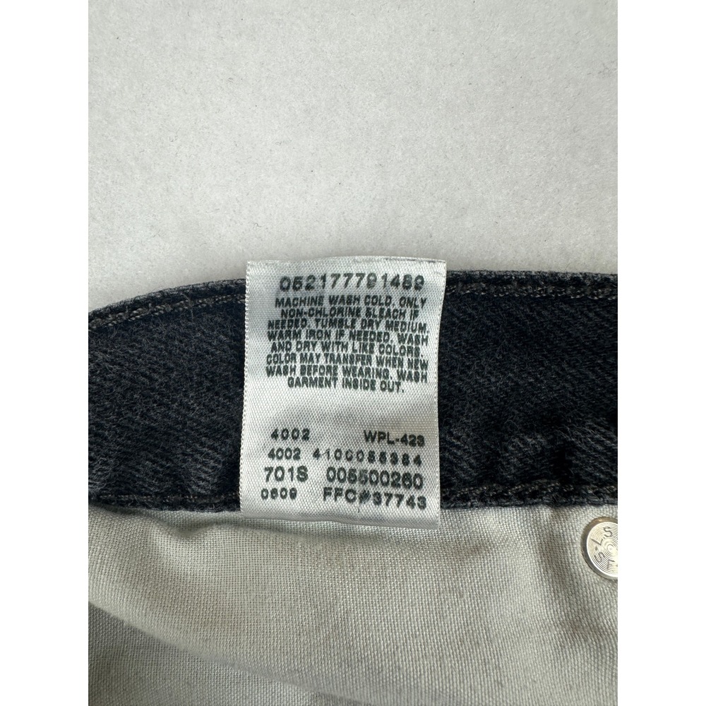Levis 550 Relaxed Fit Jeans Mens 35x30 Faded Black Denim Straight Leg Pants - Picture 15 of 15